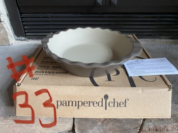 Pampered Chef Deep Dish Pie Plate