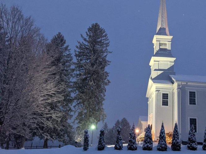 church snow